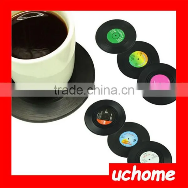UCHOME Hot Sale CD Cup Coaster 6pcs/set With Box photo-5