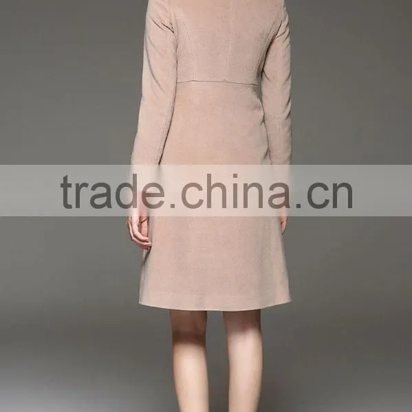 Made To Measure Women's Warm Winter Wool Overcoat Long Coat Fashion Outwear photo-6
