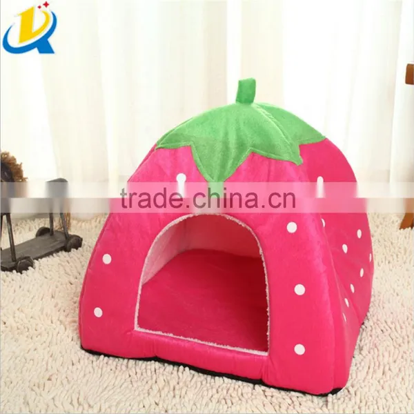 Wholesale Popular Strawberry Shaped Soft Pet Dog Bed photo-3