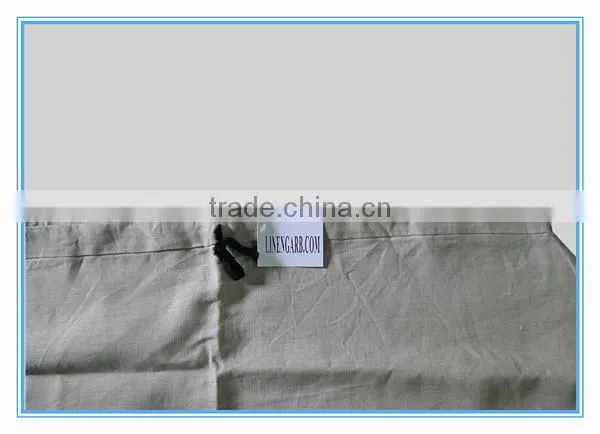 Drawstring Waist Pure Linen Shorts For Men photo-2