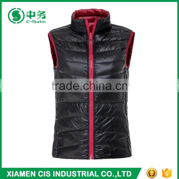 Latest Design Multi Color Reversible Lightweight Women Winter Duck Down Vest photo-6