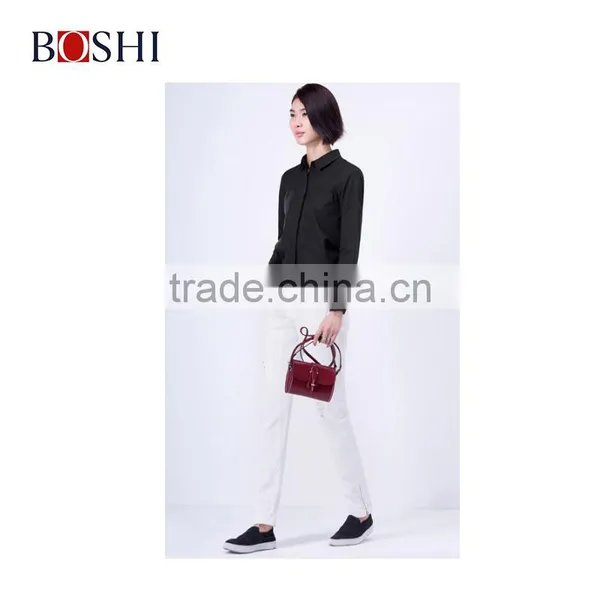 Wholesale New Design Ladies Sweat Casual Dress Pants And Blouses photo-3