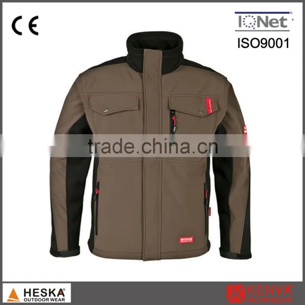Outdoor Gear 3 Layer Work Softshell Jacket Man Coaches Jacket photo-2
