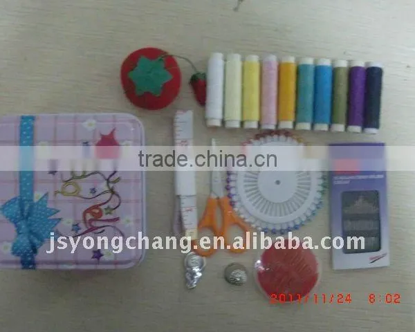 SEWING TIN BOX