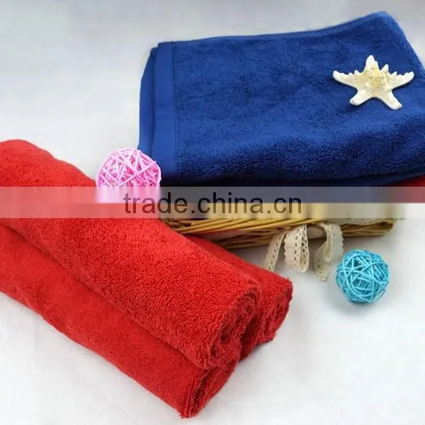 100% Cotton Red Towels, Beach Towels, Bath Towels photo-2