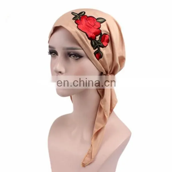 Pastoral Hood Hat Stretch Cloth Chemo Cap Muslim Cap