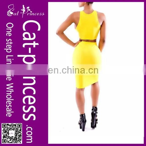 New Arrival Fitted Two Piece Knee-length 2015 Latest Dress photo-5