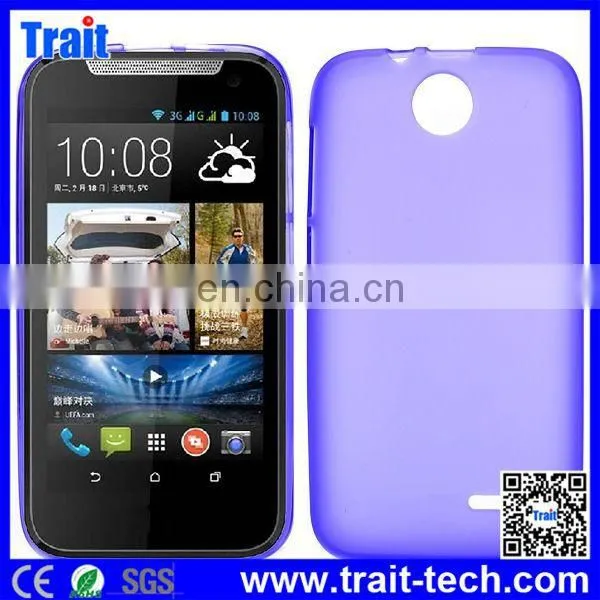 Large Stock New Arrived Smooth Flexible Gel TPU Back Case for HTC Desire 310 photo-3