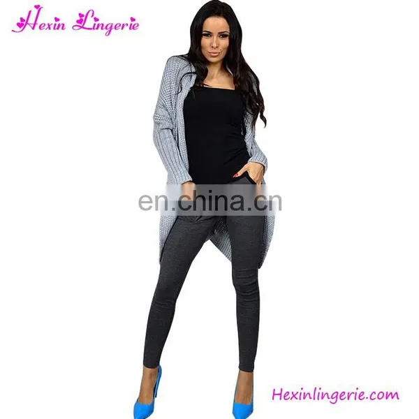 2017 Oem Stretch Grey High Waisted Casual Trousers Women's Pants photo-2
