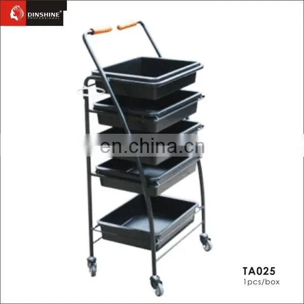 5-level Plastic Spa Beauty Salon Trolley Cart