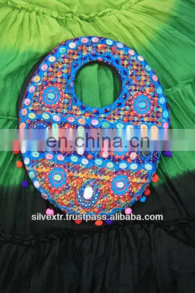 Hot Selling Indian Shoulder Bags,Bohemian Style Gypsy Boho Bag With Hand Embroidered Hippie Shoulder Bags