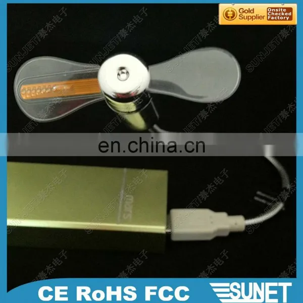 Promotional Gift Led Text Message Custom Letter Flashing Custom LED Usb Fan photo-2