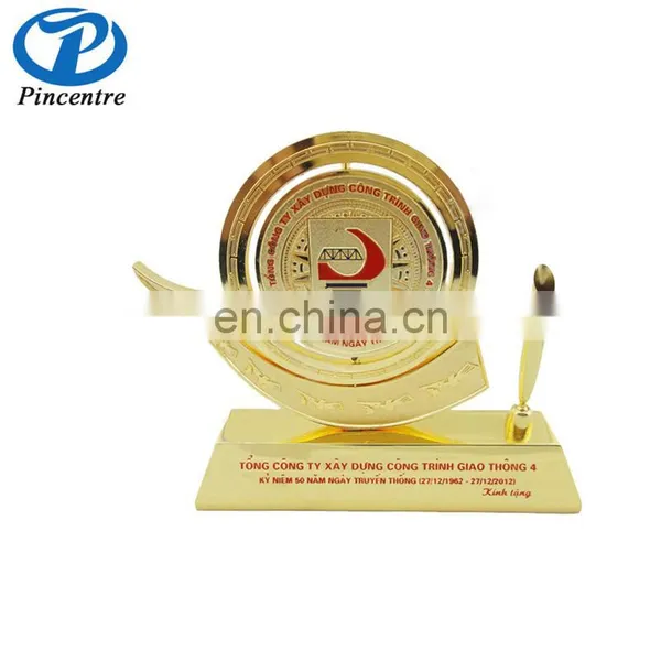 Custom Gold Souvenir Metal Award Trophy photo-4