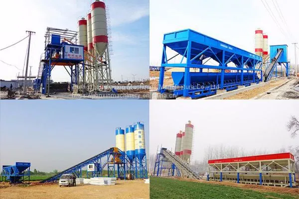 New HZS60 Concrete Mixing Plant