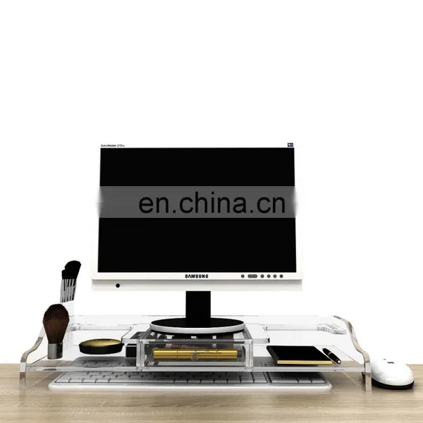 clear pmma plexiglass computer laptop stands acrylic computer stands