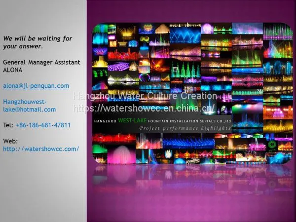 Dancing Fountain Music Fountain Light Show in the Amusement Park photo-4