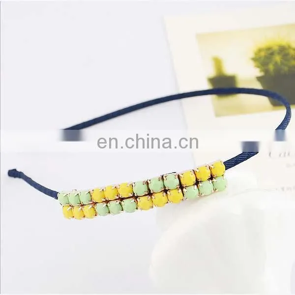 Trendy Resin Stone Decorative Headbands