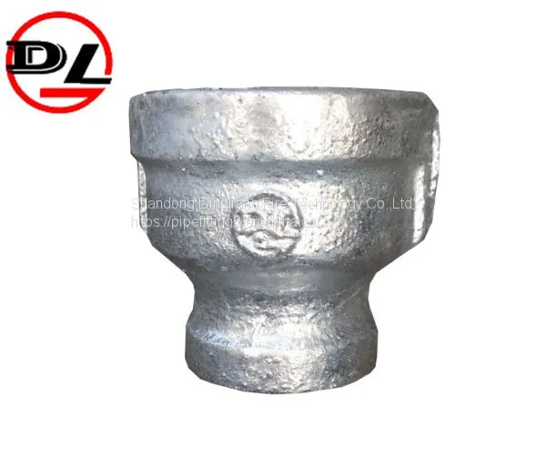 Malleable Iron Pipe Fittings Galvanized Reducing Coupling Socket