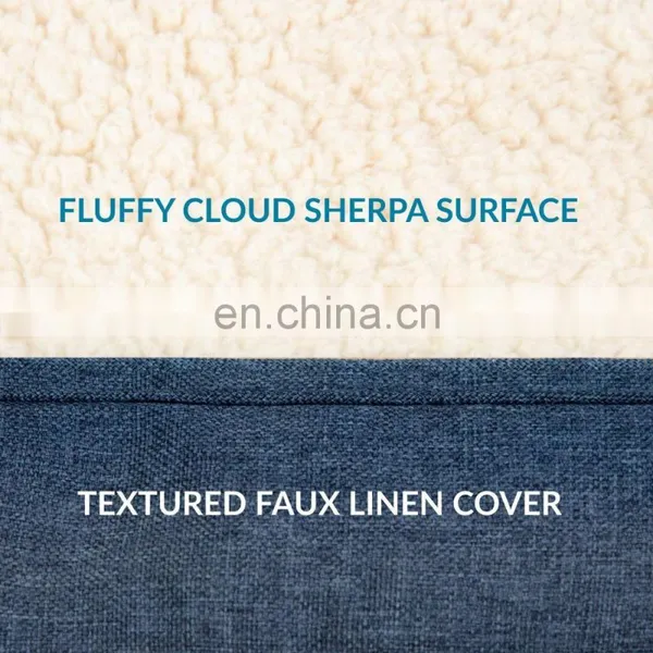 Orthopedic Dog Bed Luxury Pet Bed Bolster Couch Dog Beds With Washable & Removable Cover, Nonskid Bottom photo-6