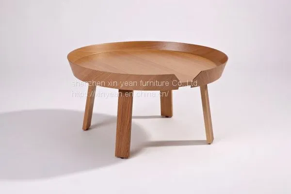 Coffee Table,veneer Ash Top, Solid Wood American Ash Legs photo-2