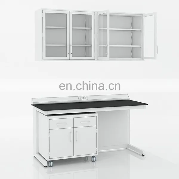 Laboratory Furniture Full Steel Computer Tables Work Bench for Lab photo-4