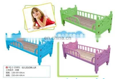 2020 New Preschool Injection Nursery Cot Stackable Sleeping Plastic Child Bed photo-4