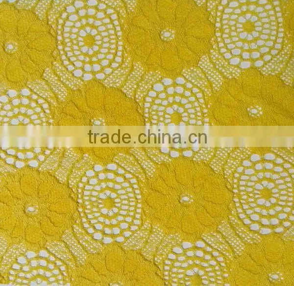Elastic Lace Fabrics African for Vest