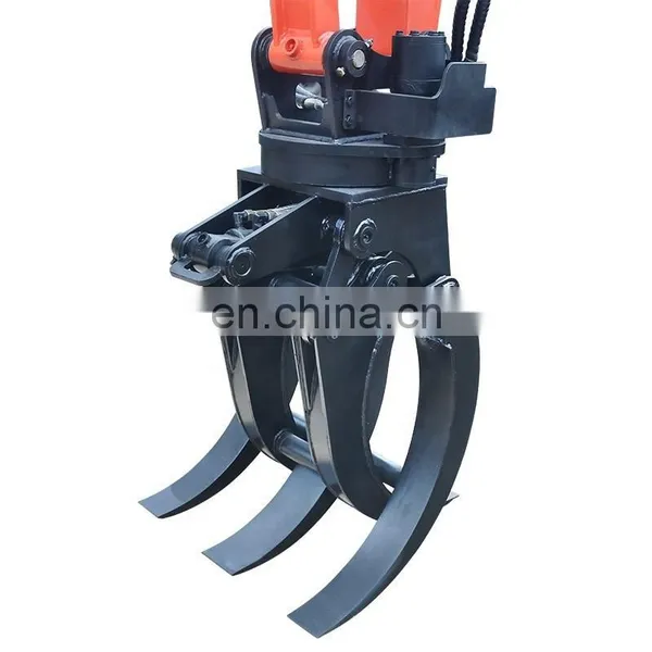 Log Grapple for Wheel Loader Tractor , Forest Log Grapple Trailer