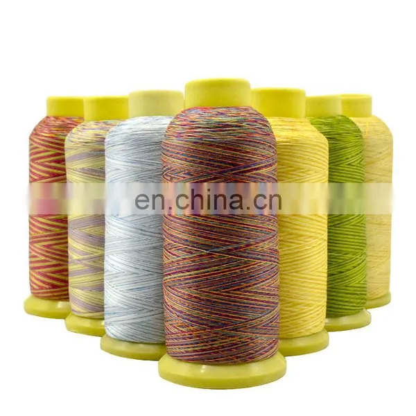 120D/2 5000M Multicolor Cotton Polyester Embroidery Sewing Thread Spools for Clot photo-4