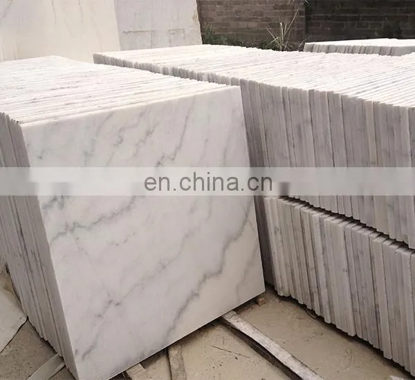 Italian Yunfu Cheap Chinese Guangxi White Home White Marble Slab Natural Stone Marble Flooring Tile Block Price