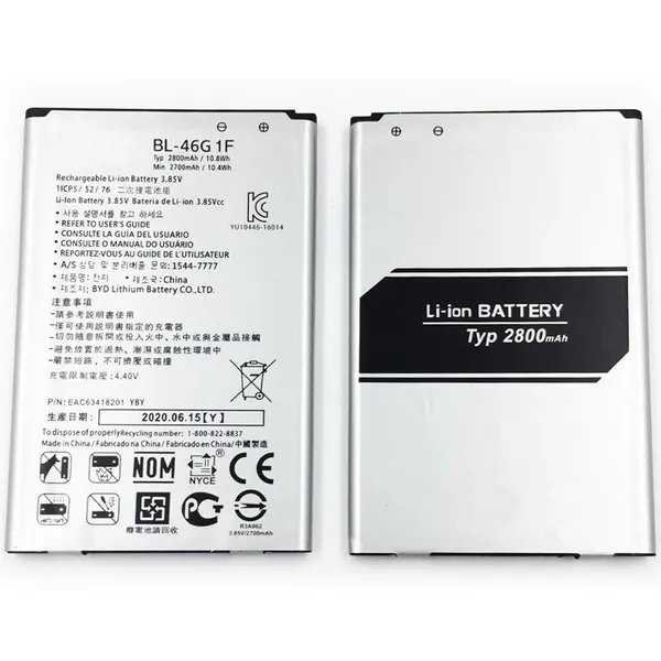 2800mAh BL-46G1F Battery Replacement For LG K10 2017 Version K20 Plus TP260 K425 K428 K430H M250H BL46G1F With Track Code photo-3