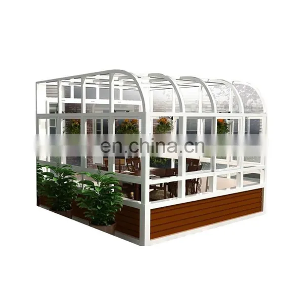 Aluminum Alloy Sun Room Modern Windows Aluminium Alloy Sunroom With Tempered Glass House