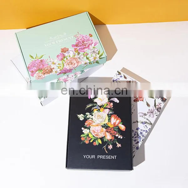 Custom Logo Brand Cardboard Mail Shipping Box Postal Mailer Carton Packaging Paper Box for Hair Product photo-4
