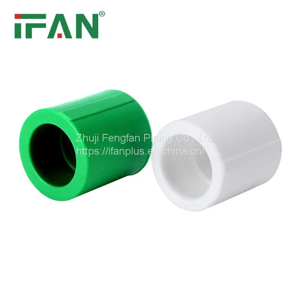 IFAN Hot Sale Customized Equal Socket Green Colour Plastic PPR Pipe Fitting photo-4