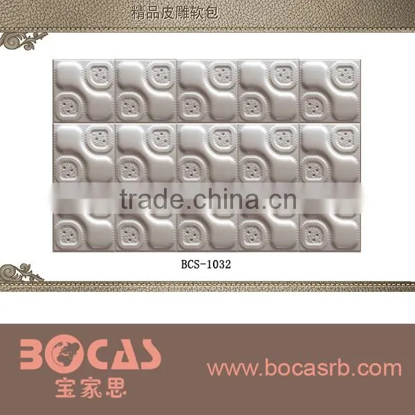 3d Home /hotel/ktv Decor Art Textured Recycled Plastic Insulated Interior Wall Panel photo-5