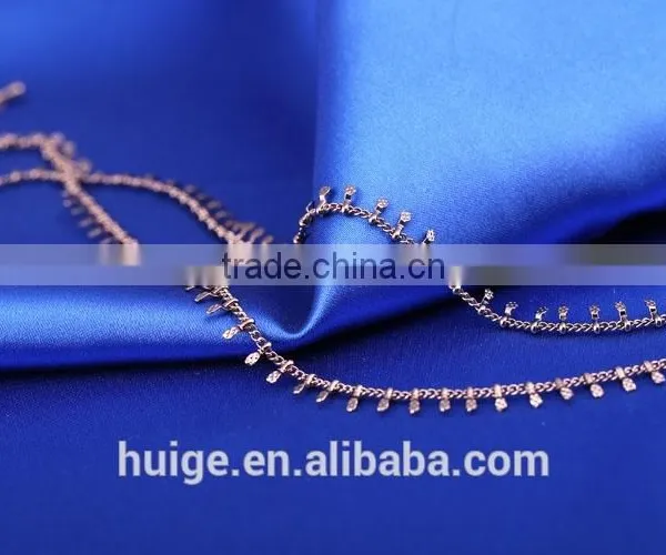 2015 China Gold Jewellery Long Fashion Chain & Coffee Gold Plated Link Chain photo-4