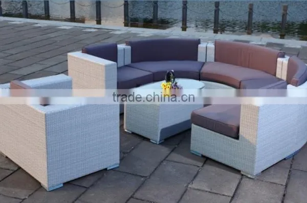 Trade Assured Cheap Outdoor Sofa Set Long Life-time All Weather Wicker Corner Sofa photo-4