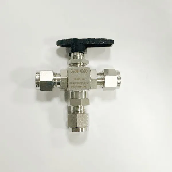 High Flow Double Ferrule Ball Valve for Analytical Instrumentation and Sampling