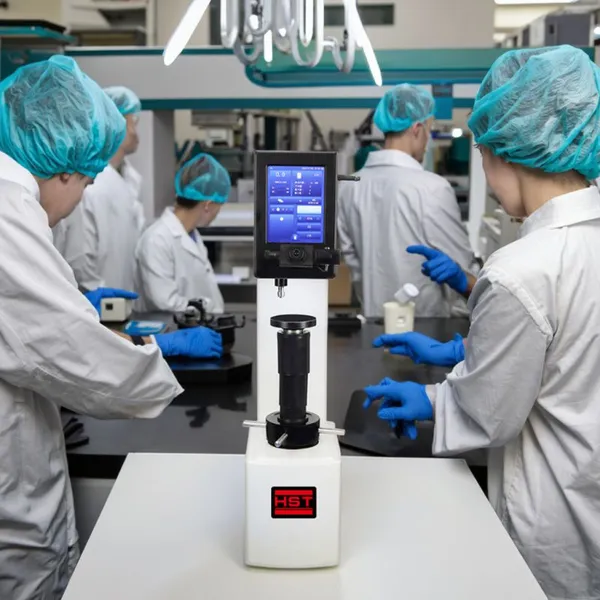 High Quality HST-HBS-3000ET-ZH Touch Screen Display Automatic Turret Brinell Hardness Tester photo-6