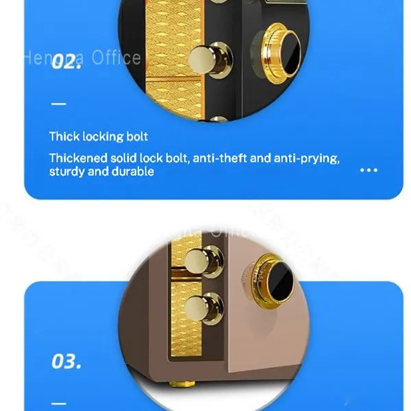 Programmable Digital Security Hotel Safe | With Emergency Key Override | 120cm Commercial Code Safe for Hospitality Industry photo-4
