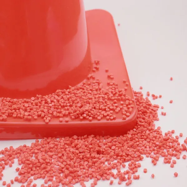 Orange/Black Color Starpvc Brand PVC Injection Traffic Cone Granules Compound photo-2