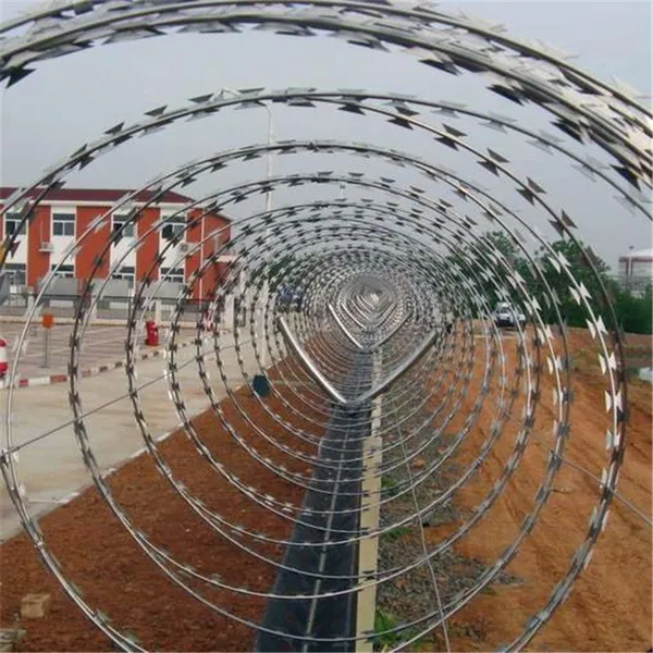 Concertina Wire for Prison Security Fencing 2.5mm Hot Dip Galvanized