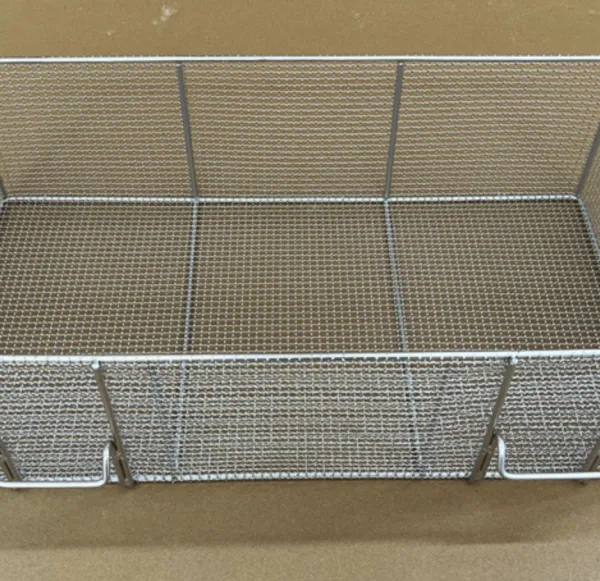 304 Stainless Steel Mesh Basket, 1 Year Warranty, Mill Test Report Included, Customizable Dimensions photo-4