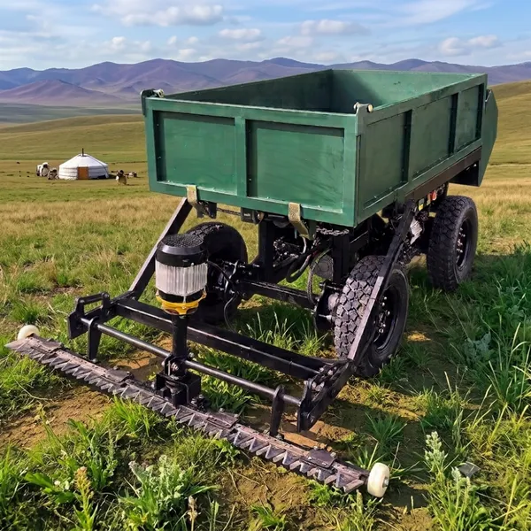 Electric Remote Control Agricultural Mower 1350mm Working Width for Forage Harvesting and Landscaping