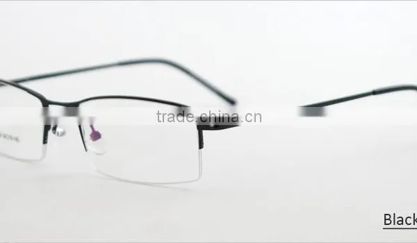 Metal Alloy Half-rim Men Wholesale Stylish Nice Glasses Frame photo-6