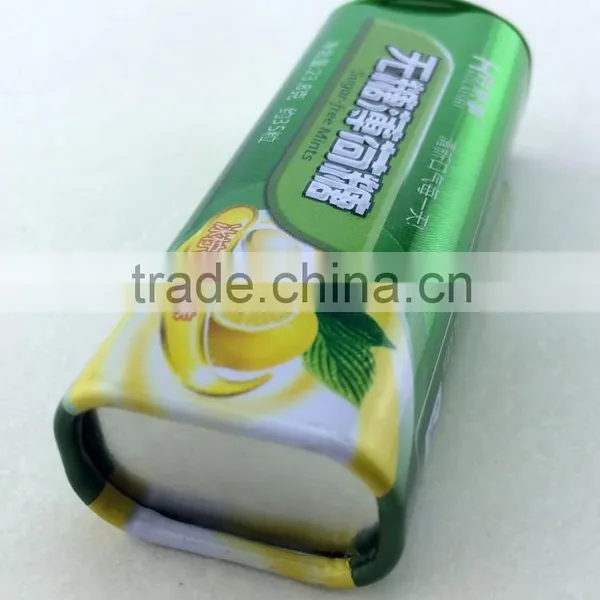 Chewing Gum Metal Tin Box/candy Packing Tin Can With Hinged Lid photo-2