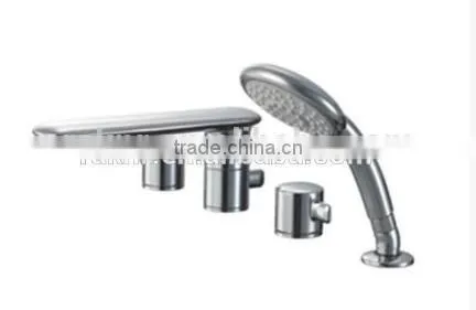 Deck Mounted Four Parts Bathtub Faucet