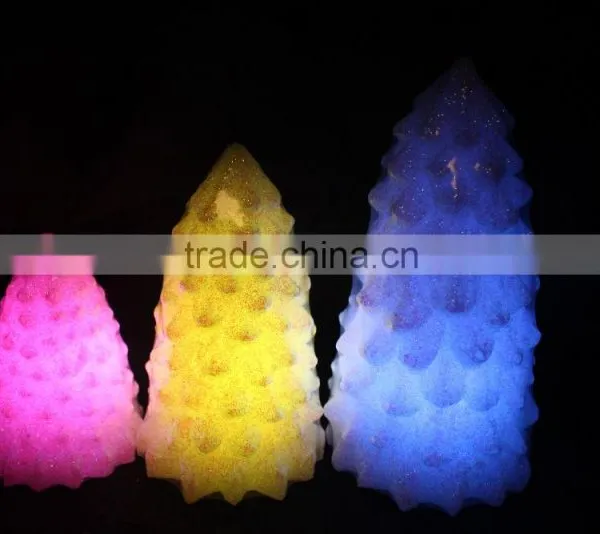 Color Box Milky Exterior Dancing Flame LED Candle photo-2
