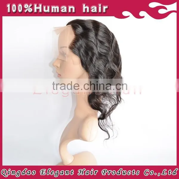 Qingdao Hot Hair Product Body Wave Indian Remy Hair Comfortable Swiss Lace Frontal Closure photo-4