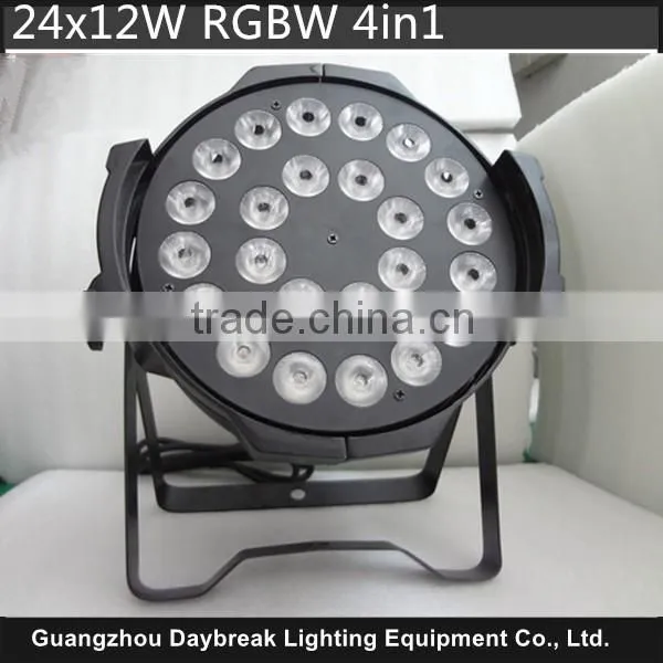 Good Price Led Par RGBW 4in1 High Power 24 * 12watt Quad-in-one Colorful Mixing Strobe Dimmer Effect Stage Par 64 Lighting photo-2